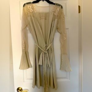 Robed with love bridesmaid robe.